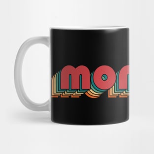 Montana - Retro Rainbow Typography Style 70s Mug